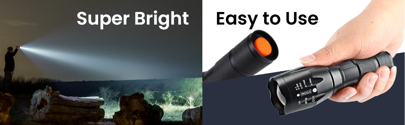 VitalTac Flashlight super bright and easy to use